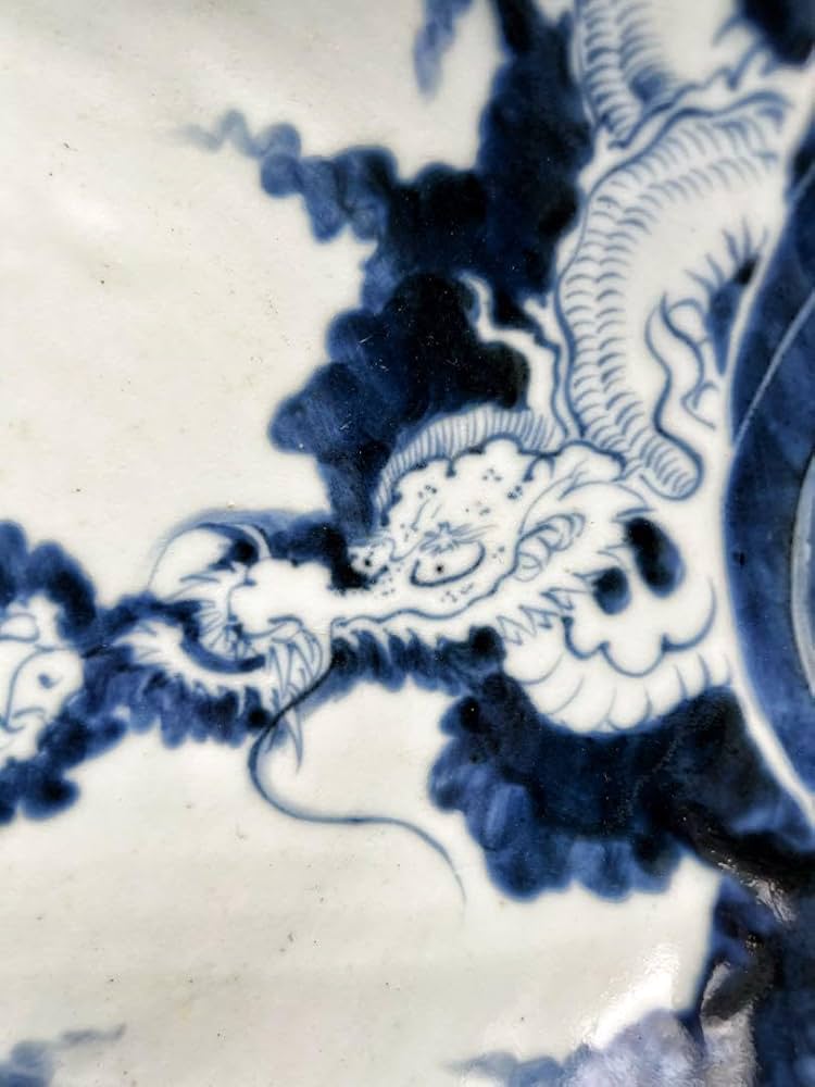 骨董品 青華染付 盛鉢 雲龍図大鉢 大皿 Amazon.co.jp: 骨董品 青華染付 盛鉢 雲龍図大鉢 大皿 : ホーム